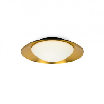 62143_SIDE_LED_Black_copper_ceiling_lamp_15W_faro_barcelona