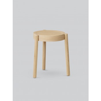 Pal stool light oleid oak stołek Northern