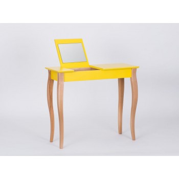 RAGABA_konsola_z_lusterkiem_Lillo_srednia_zolty