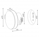 aquaform_LEDPOINT_round_kinkiet_G_K