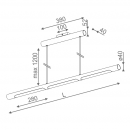 THIN TUBE central LED zwieszany_tech