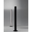 Megaron _Floor_Aluminium _Black_Artemide