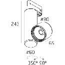 STINGER_80_Adaptor_3F_12W_On_Off_LABRA_tech