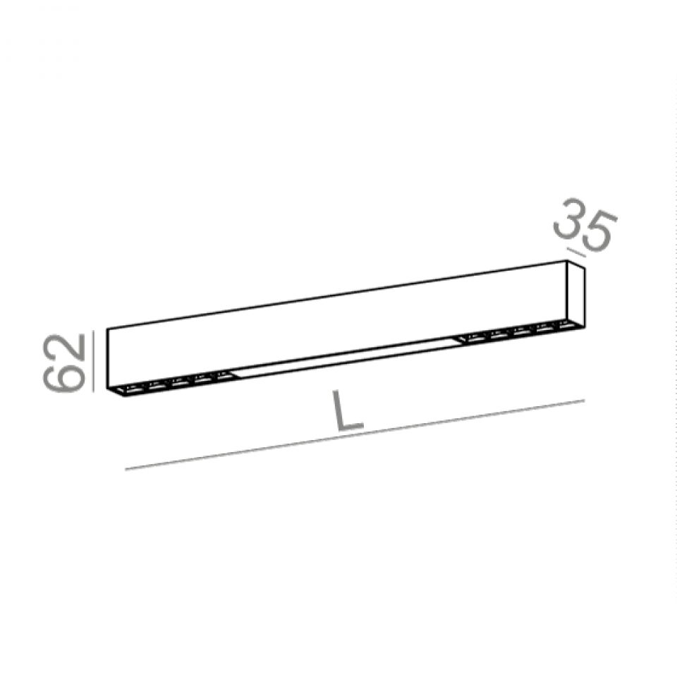 RAFTER points LED section natynkowy AQFORM - goodform.pl
